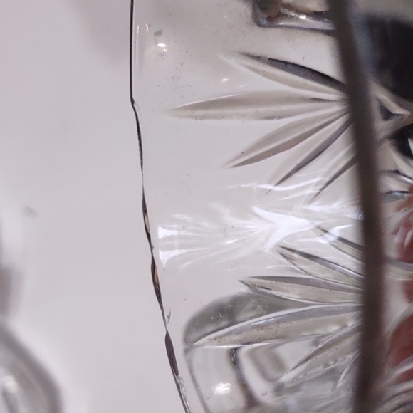 2pc Vintage PAUL SEBASTIAN INC TEMPERED GLASS Heavy Crystal Mugs 4.25" - Picture 11 of 11